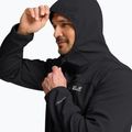 Kurtka przeciwwiatrowa męska Jack Wolfskin Wild Winds Hooded black 4