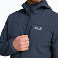 Kurtka przeciwwiatrowa męska Jack Wolfskin Wild Winds Hooded midnight sky 5