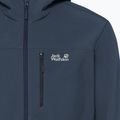 Kurtka przeciwwiatrowa męska Jack Wolfskin Wild Winds Hooded midnight sky 6