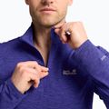 Bluza polarowa męska Jack Wolfskin Trail Half Zip glow ink 3
