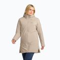 Kurtka przeciwdeszczowa damska Jack Wolfskin Heidelstein 2 Ins oyster