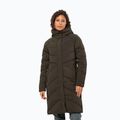 Płaszcz puchowy damski Jack Wolfskin Marienplatz Coat obsidian moss