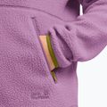 Bluza polarowa damska Jack Wolfskin Lite Curl Full Zip vivid orchid 5