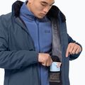 Kurtka przeciwdeszczowa męska Jack Wolfskin Evandale thunder blue 3