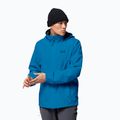 Kurtka przeciwdeszczowa męska Jack Wolfskin Stormy Point blue pacific