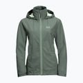 Kurtka przeciwdeszczowa damska Jack Wolfskin Evandale hedge green 5