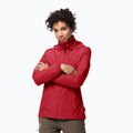 Kurtka przeciwdeszczowa damska Jack Wolfskin Stormy Point bright scarlet