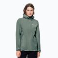 Kurtka przeciwdeszczowa damska Jack Wolfskin Pack & Go Shell hedge green