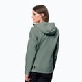 Kurtka przeciwdeszczowa damska Jack Wolfskin Pack & Go Shell hedge green 2