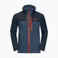 Kurtka przeciwdeszczowa męska Jack Wolfskin Go Hike thunder blue