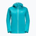 Kurtka przeciwdeszczowa damska Jack Wolfskin Highest Peak 2.5L dark aqua 6