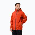 Kurtka przeciwdeszczowa męska Jack Wolfskin Highest Peak wild brier