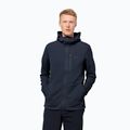 Bluza trekkingowa męska Jack Wolfskin Modesto Hooded 2022 night blue
