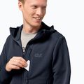 Bluza trekkingowa męska Jack Wolfskin Modesto Hooded 2022 night blue 3