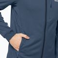 Bluza trekkingowa męska Jack Wolfskin Hydro Grid Fleece thunder blue 5