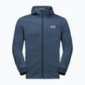 Bluza trekkingowa męska Jack Wolfskin Hydro Grid Fleece thunder blue 6