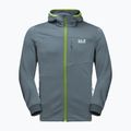 Bluza trekkingowa męska Jack Wolfskin Hydro Grid Fleece storm grey 6