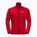 Bluza trekkingowa męska Jack Wolfskin Dna Fleece adrenaline red 4