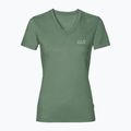 Koszulka trekkingowa damska Jack Wolfskin Crosstrail Tomen hedge green 7