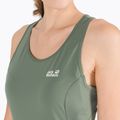 Koszulka trekkingowa damska Jack Wolfskin Narrows Tank hedge green 7