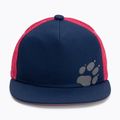 Czapka z daszkiem dziecięca Jack Wolfskin Rib Paw dark indigo 4