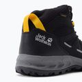 Buty trekkingowe męskie Jack Wolfskin Woodland 2 Texapore Mid black/burly yellow xt 7