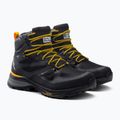 Buty trekkingowe męskie Jack Wolfskin Force Striker Texapore Mid black/burly yellow xt 5