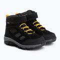 Buty trekkingowe dziecięce Jack Wolfskin Vojo Lt Texapore Mid black/burly yellow xt 4