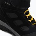 Buty trekkingowe dziecięce Jack Wolfskin Vojo Lt Texapore Mid black/burly yellow xt 8