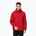 Kurtka przeciwdeszczowa męska Jack Wolfskin Stormy Point 2L adrenaline red