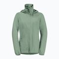 Kurtka przeciwdeszczowa damska Jack Wolfskin Stormy Point 2L hedge green 8