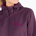 Kurtka softshell damska Jack Wolfskin Windhain Hoody grapevine 6