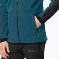 Bluza trekkingowa męska Jack Wolfskin Blizzard FZ blue coral 5