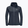 Bluza trekkingowa damska Jack Wolfskin Hydro Grid Fleece graphite 1387 9
