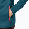 Bluza trekkingowa męska Jack Wolfskin Hydro Grid Hooded FZ blue coral 5