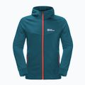 Bluza trekkingowa męska Jack Wolfskin Hydro Grid Hooded FZ blue coral 6