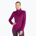 Bluza trekkingowa damska Jack Wolfskin Peak Grid Fleece wild berry