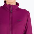 Bluza trekkingowa damska Jack Wolfskin Peak Grid Fleece wild berry 6