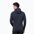Bluza trekkingowa męska Jack Wolfskin Baiselberg Hooded FZ night blue 2