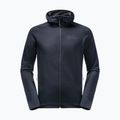 Bluza trekkingowa męska Jack Wolfskin Baiselberg Hooded FZ night blue 3