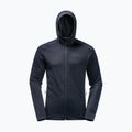 Bluza trekkingowa męska Jack Wolfskin Baiselberg Hooded FZ night blue 4