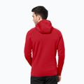 Bluza trekkingowa męska Jack Wolfskin Baiselberg Hooded FZ adrenaline red 2