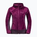 Bluza trekkingowa damska Jack Wolfskin Rotwand Hooded FZ wild berry 8