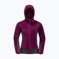 Bluza trekkingowa damska Jack Wolfskin Rotwand Hooded FZ wild berry 9