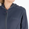 Bluza trekkingowa damska Jack Wolfskin Baiselberg Hooded FZ graphite 5