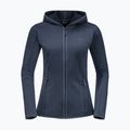 Bluza trekkingowa damska Jack Wolfskin Baiselberg Hooded FZ graphite 7