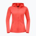 Bluza trekkingowa damska Jack Wolfskin Baiselberg Hooded FZ hot coral 8