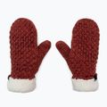 Rękawice zimowe damskie Jack Wolfskin Highloft Knit autumn red 2