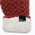 Rękawice zimowe damskie Jack Wolfskin Highloft Knit autumn red 4