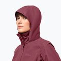 Kurtka przeciwdeszczowa damska Jack Wolfskin Stormy Point 2L sangria red 3